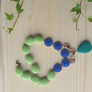 David Aubrey Statement Flower Necklace